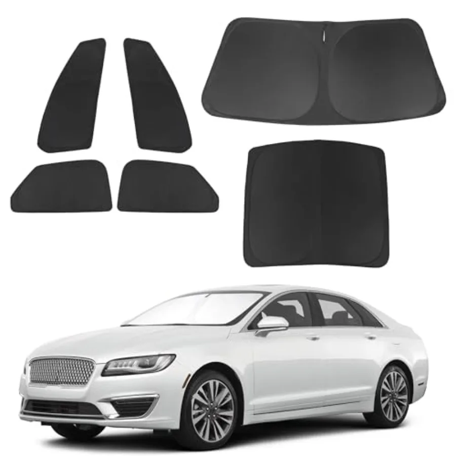 

Комплект из 6 складных солнцезащитных шторок для лобового и боковых окон Lincoln MKZ 2013-2020, полная защита