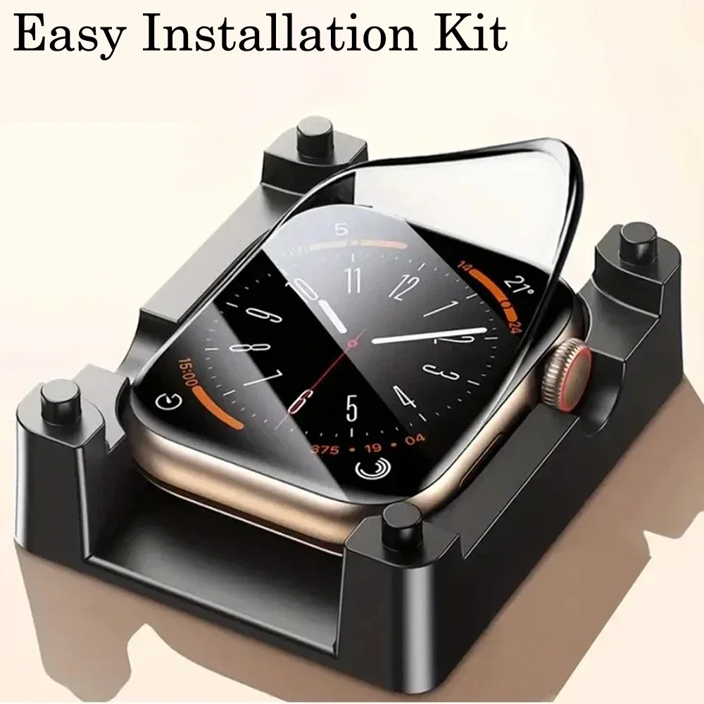 Install Tray Screen Protector for Apple Watch Ultra Series 10 9 8 7 6 5 4 3 SE Protective iWatch 49mm 45mm 41mm 44mm 42mm 40mm