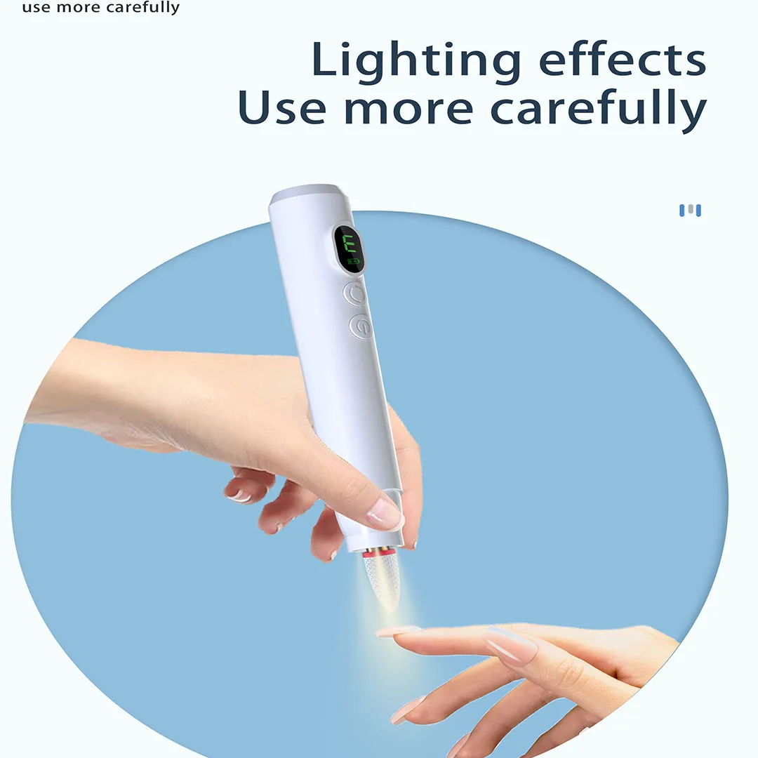 Perceuse à ongles électrique pliable portable, lime à ongles professionnelle, polisseuse à ongles aste, pédicure et manucure, 20000