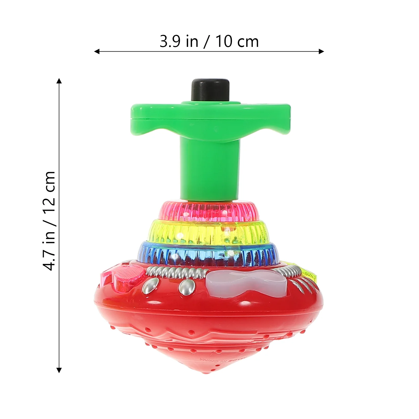 Toupie LED Avec Musique – Gyroscope Lumineux Pour Enfants – Pousser Et Faire Tourner – Cadeau Dès 3 Ans