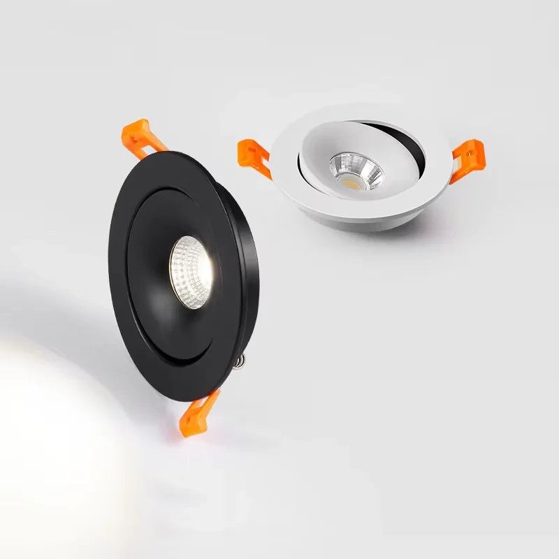 

Spot Led Downlight Recessed Ceiling Lamp 7W12W18W24W Dimmable white black Indoor Led Spot Light 360° Adjustable For Living Room