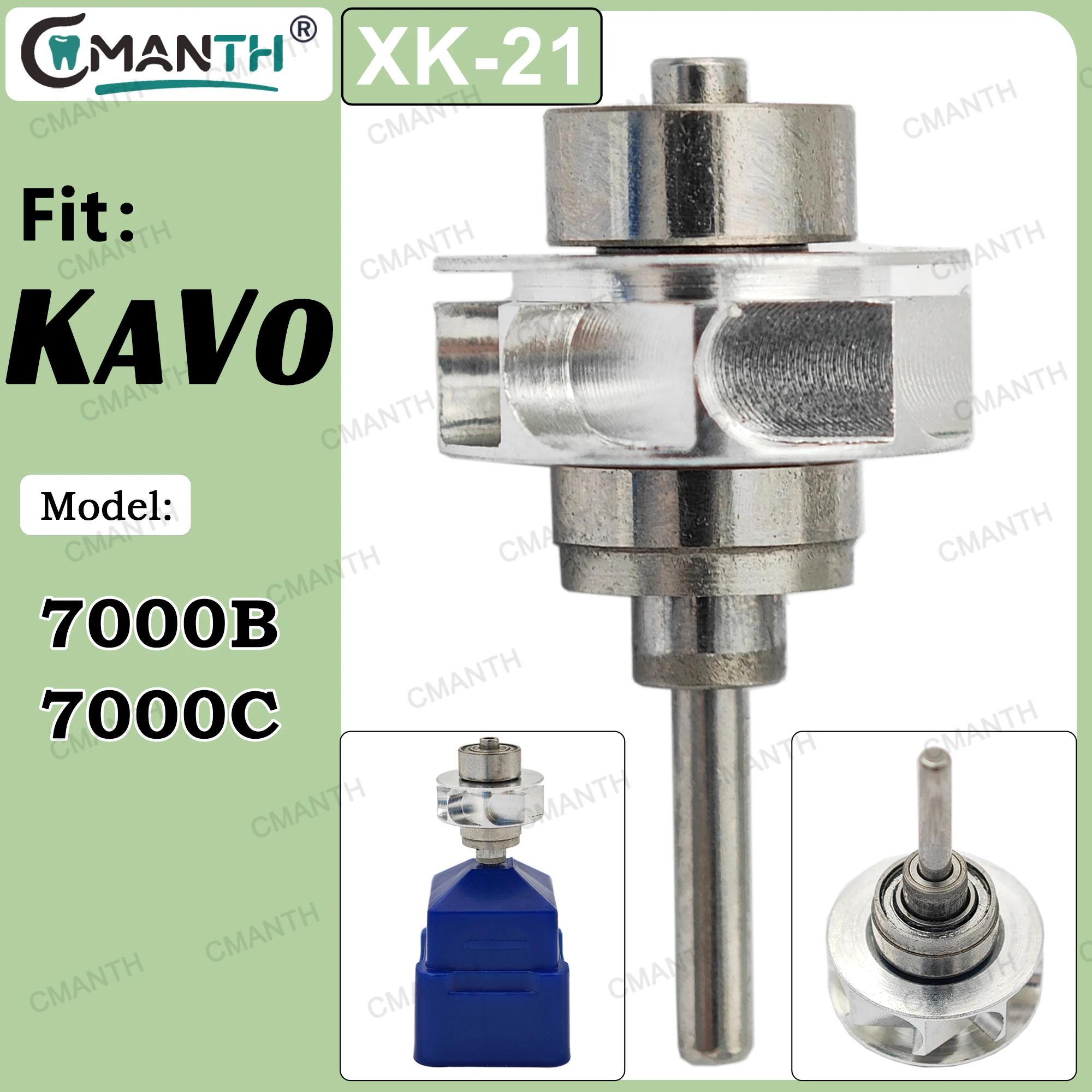 

Для KAVO 7000B 7000C высокоскоростной наконечник, картридж для стоматологической турбины, воздушный ротор, керамический подшипник, аксессуары для стоматологии
