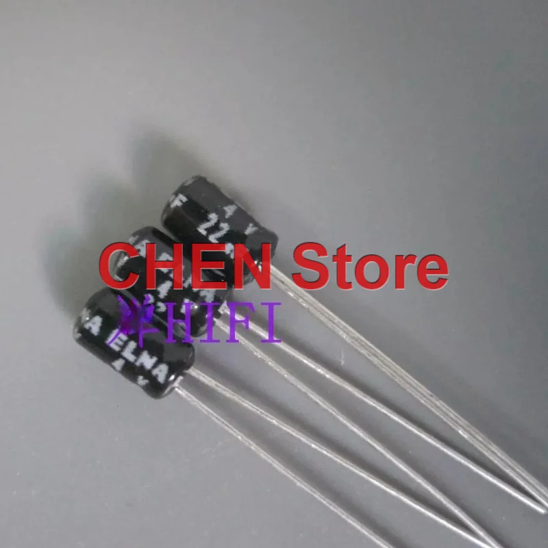 50PCS/200PCS original ELNA 4V22UF 3X5MM 22UF 4V electrolytic capacitor free shipping