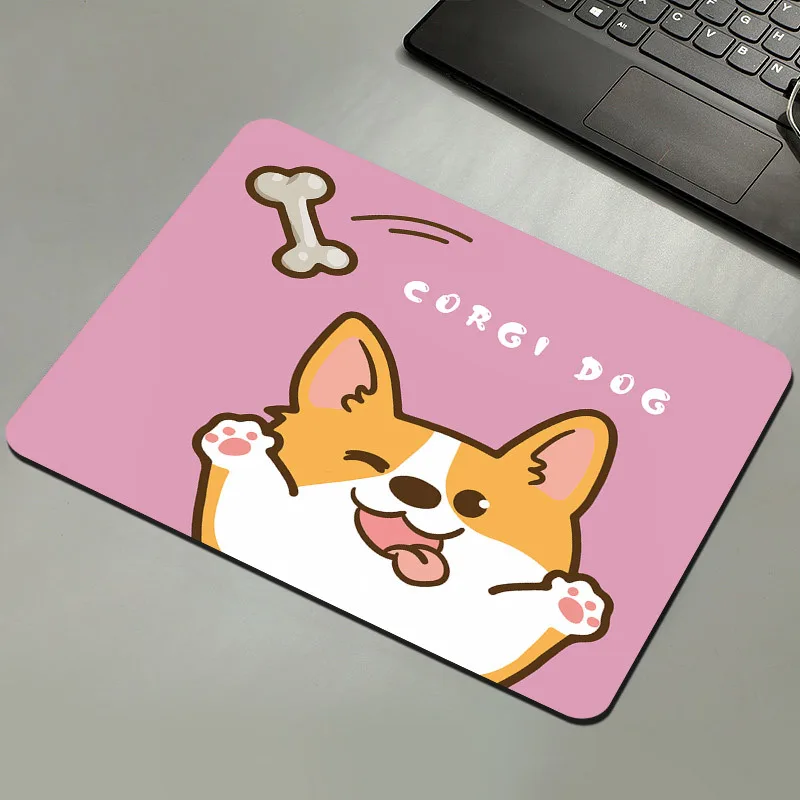 Small Mouse Pad Office Office Supplies Cute Animal Corgi Protect Wrist Clean And Tidy Student Mouse Pad Dormitory Office Factory