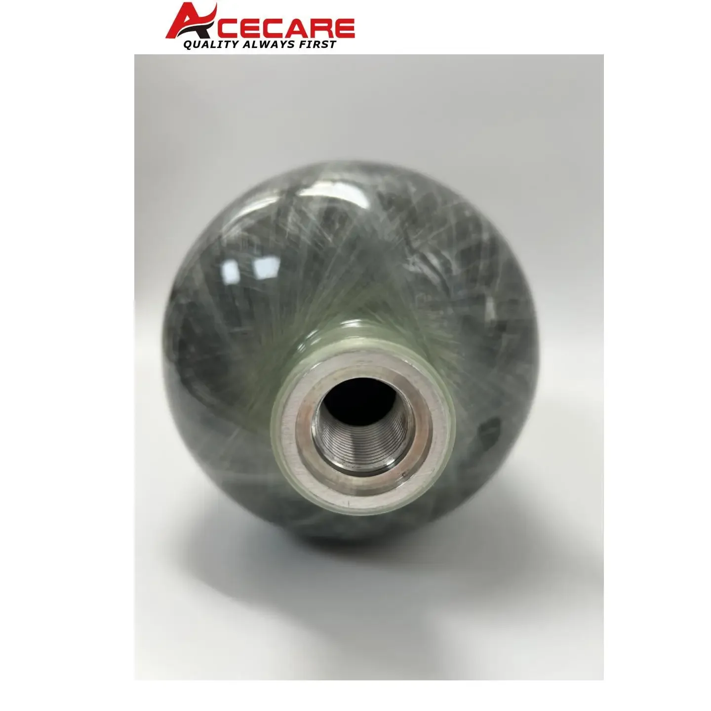 ACECARE 4.7L DOT Diving Tank 4500Psi 300Bar Carbon Fiber Cylinder Scuba High Pressure Air Tank for Firefighting 0.875-7/8 14UNF