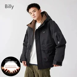 Men's Down Jacket Designer Clothes Men Duck Padding Waterproof Jackets Man 2025 Warm Winter Coat Casual Sack