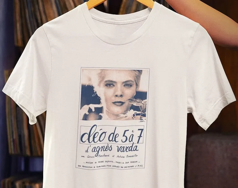 Agnes Varda shirt Cleo From 5 to 7  French New Wave  Nouvelle Vague fashion apparel  French cinema  1960s Cinema