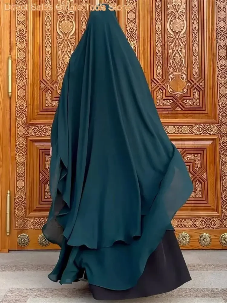 Ramadan Khimar Abaya Saudi Arabia Turkey Islam Muslim Hijab Dress Prayer Clothes Abayas For Women Kebaya Robe Femme Musulmane