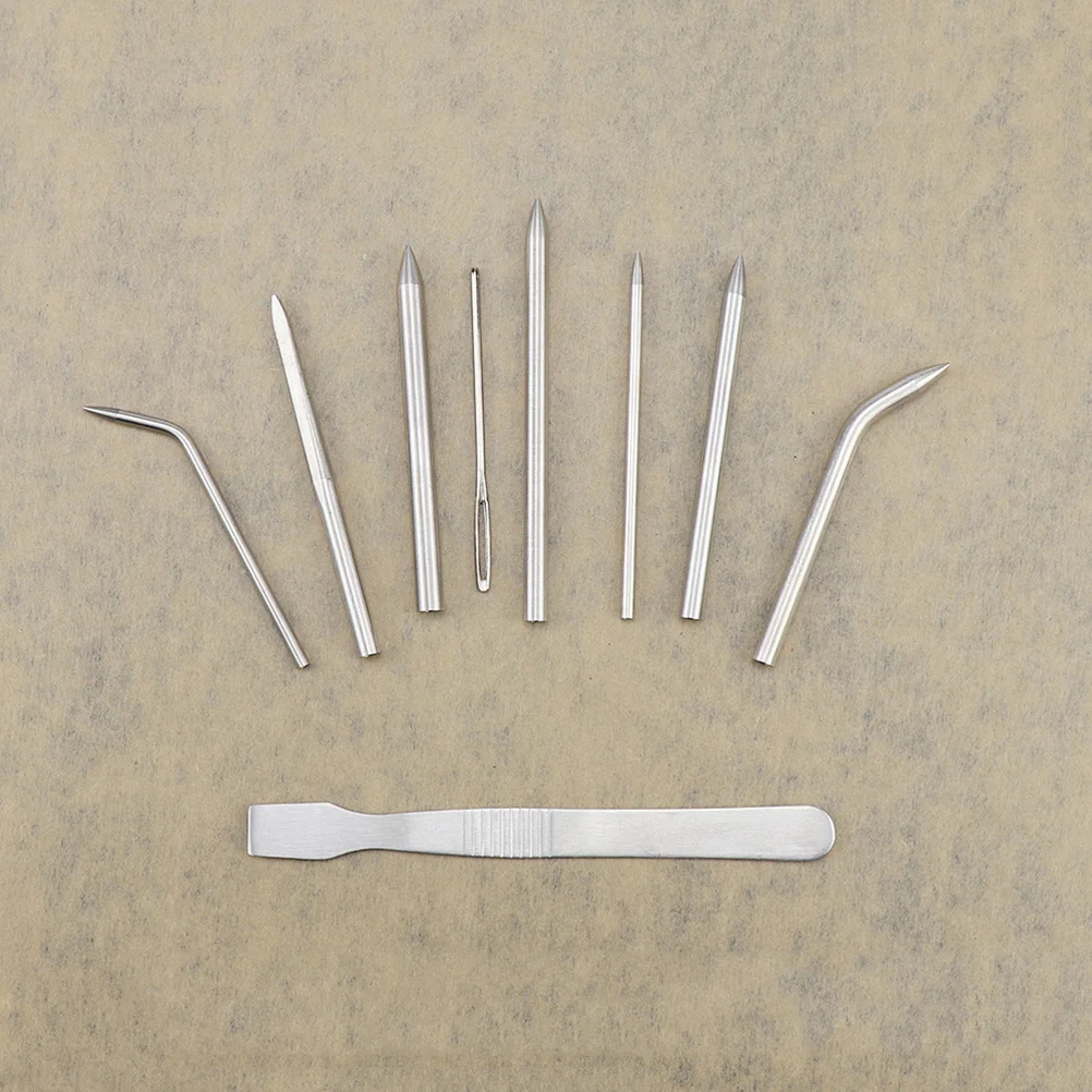 

1 Set Braiding Needle Kit Stainless Steel Paracord Lacing Needles For Diy Crafts Weaving Tools Accessories Paracord Stitching