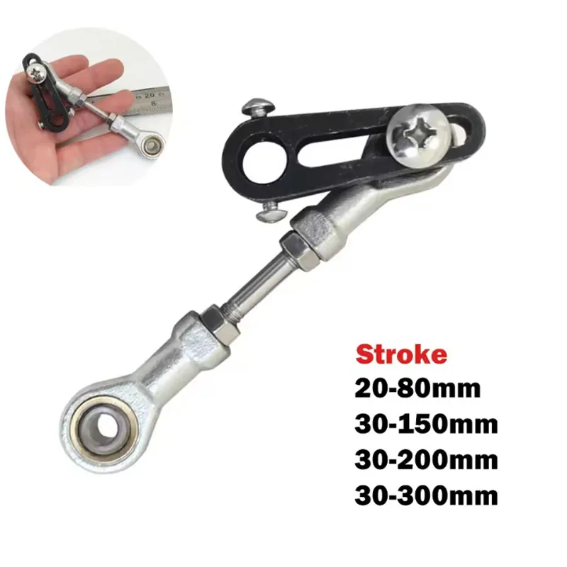 Hubkolben Motor Arm Welle Teleskop Motor Kipphebel Welle 5-16mm Einstellbarer Hub DIY Kipphebel Kurbelwelle Zubehör