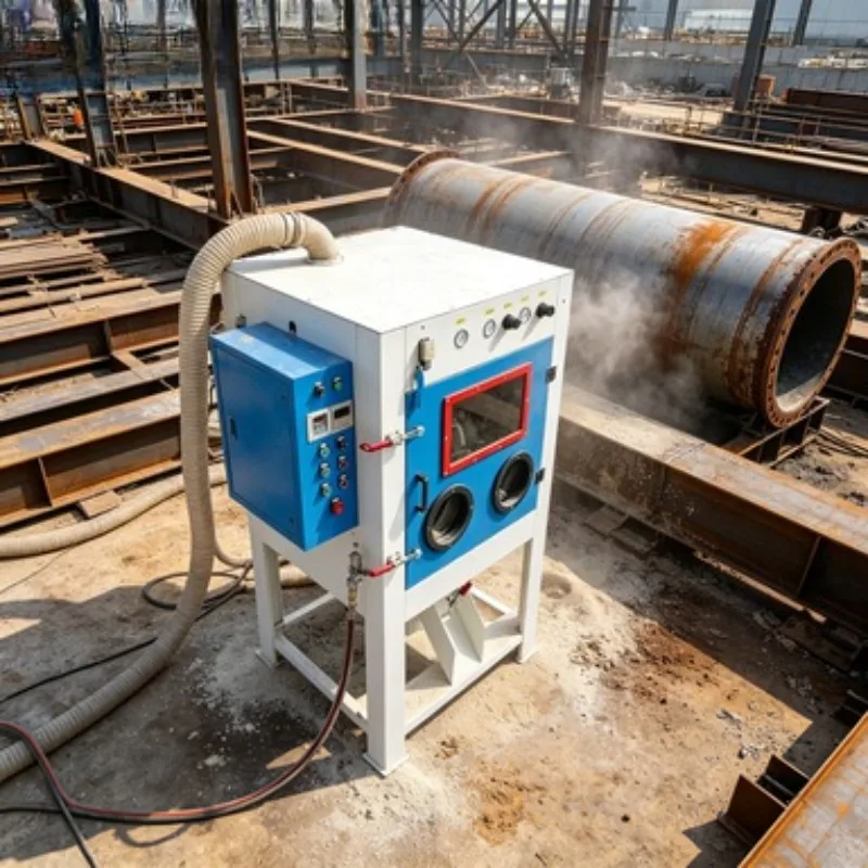 Portable  Glass Sand Blasting Machine with Wet/Dry Function  Dry Sandblasting Machine Metal Dustless Mini Sandblasting Machine