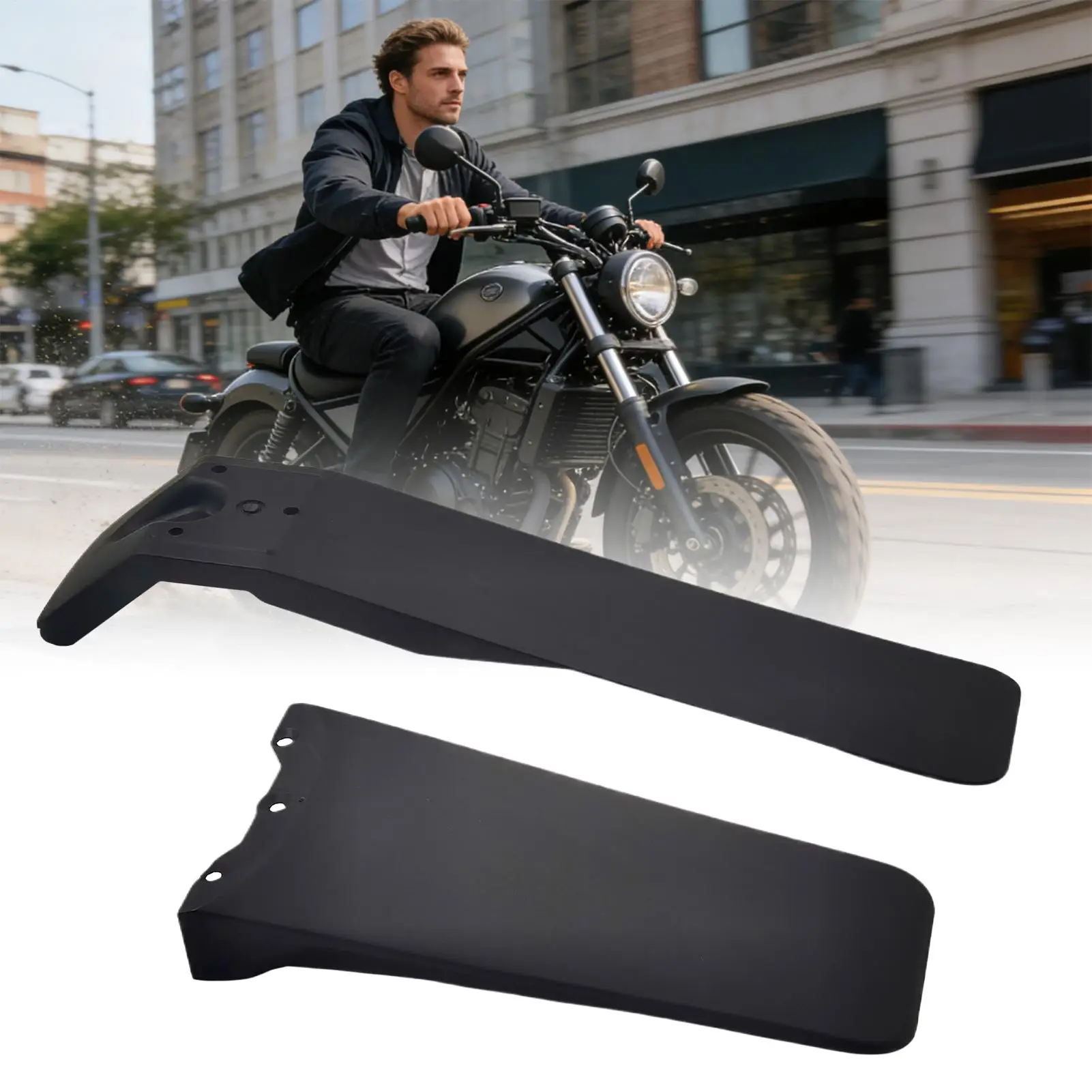 

Motorcycle Wheel Guard Protective Universal Front Rear Dirt Bike Front Rear Mud Guard For Rain For Men Women Rain Riding