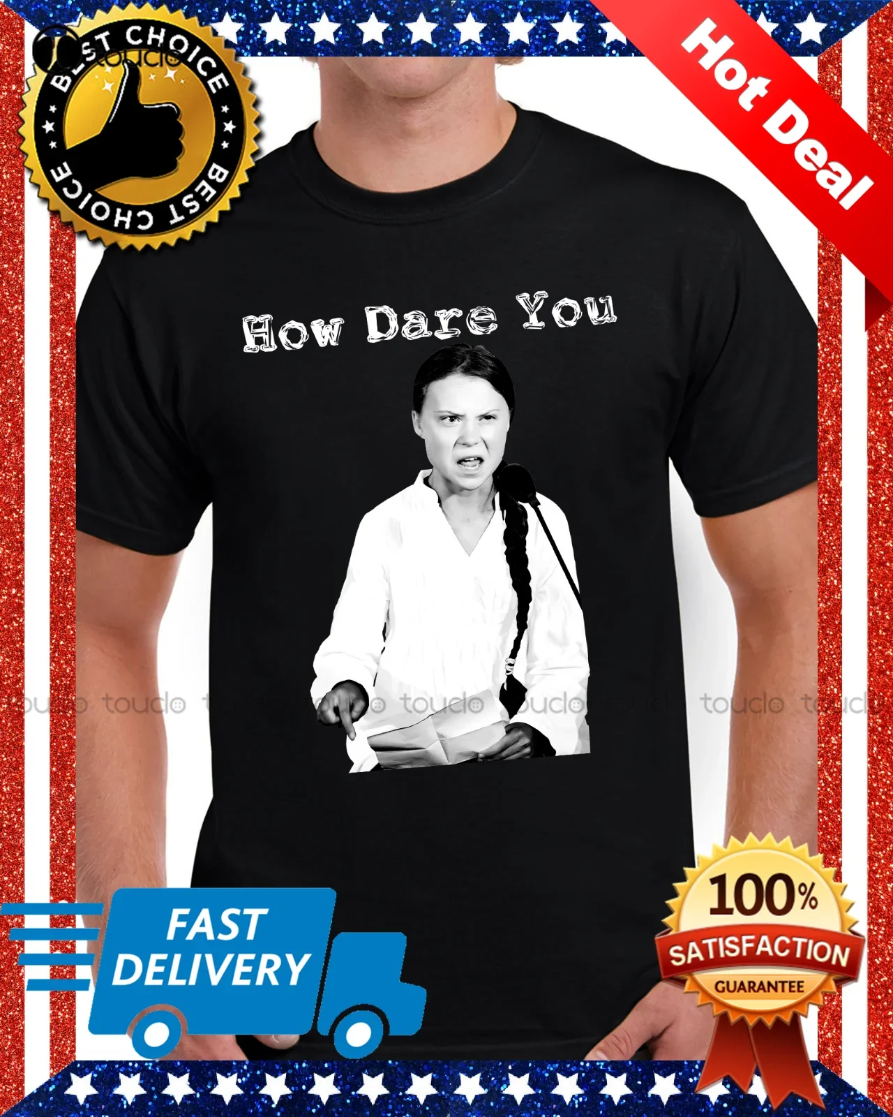 Greta Thunberg comment vous rendre changement climatique numéro hommes T-Shirt noir coton T-Shirt hommes t-shirts mode T-Shirt été Streetwear