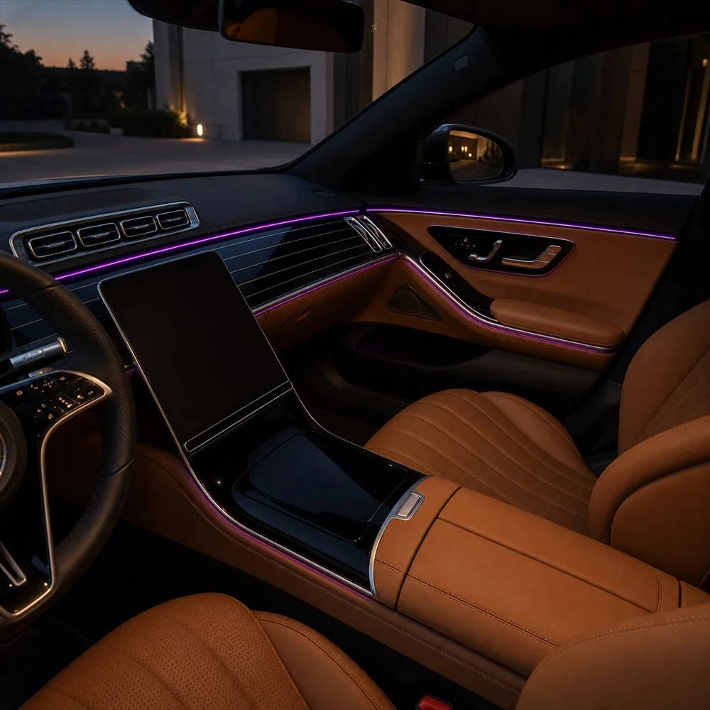 Active Ambient Lighting Kit for Mercedes-Benz GLE W166 CLS W218 E-Class W212 2012-2019 Interior Trim Lamps Cabin Decor Retrofit