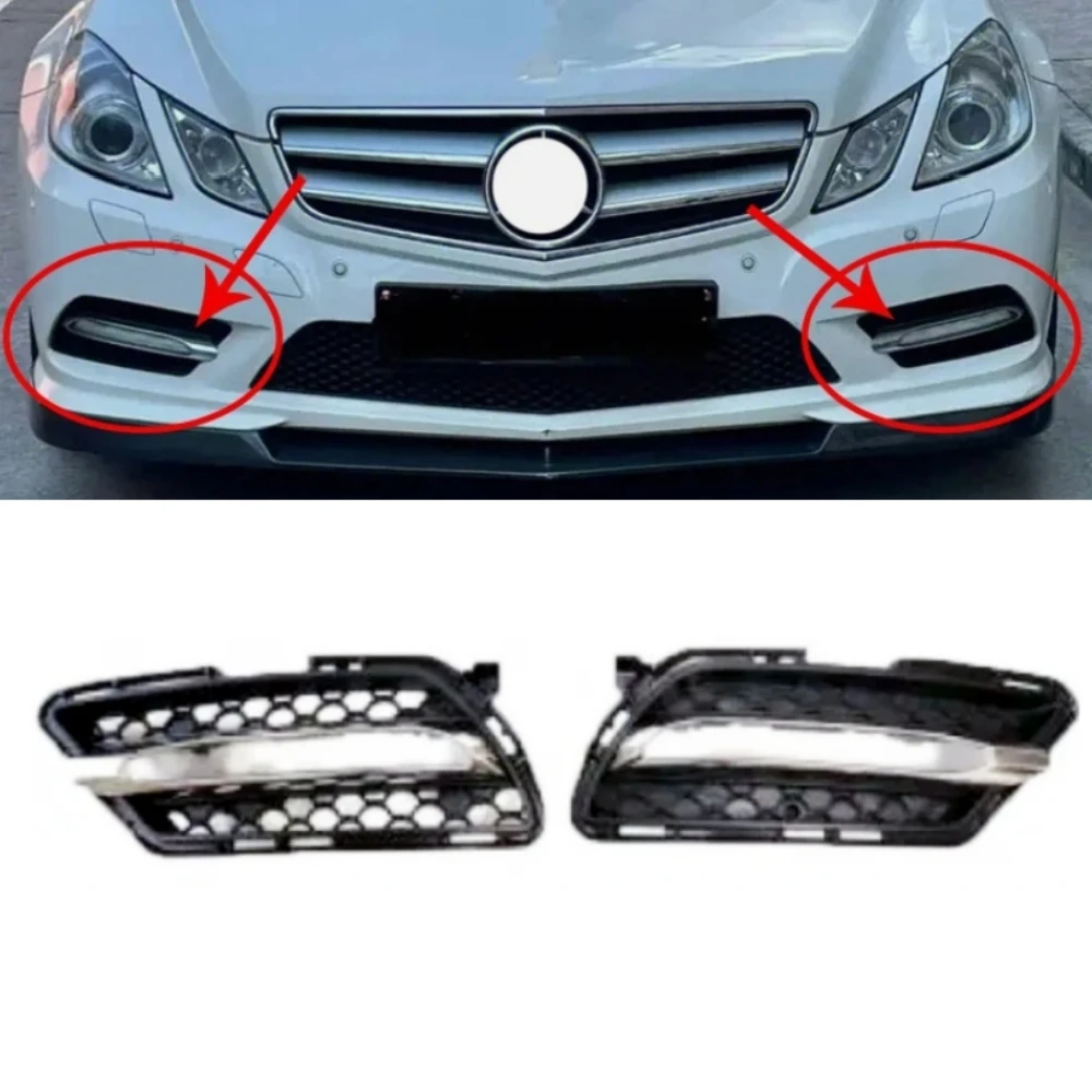 

Front bumper grille cover A2078850753 A2078850853 A2078850474 A2078850574 For Benz E-Class W207 COUPE E260 E350 E400 C207