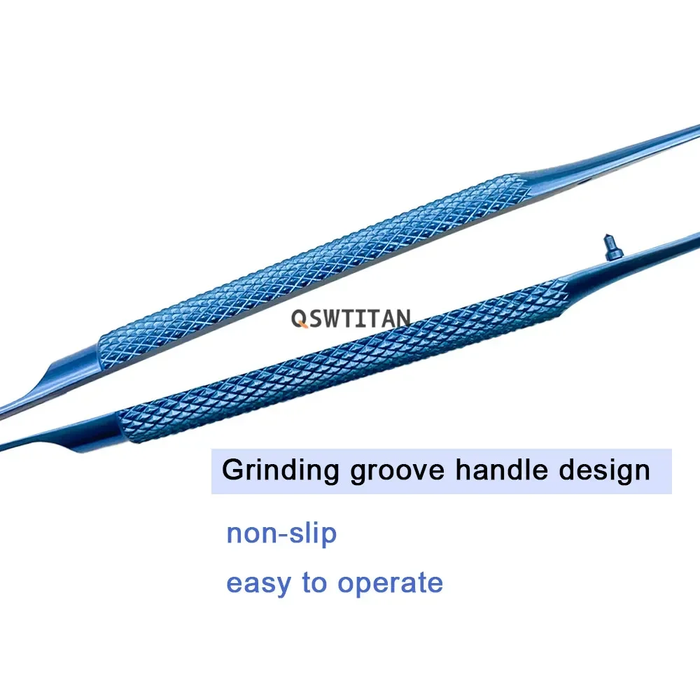 Ophthalmic Tweezers with Ring Tip Forceps 1mm Ophthalmic Surgery Instrument 14/18cm view 4