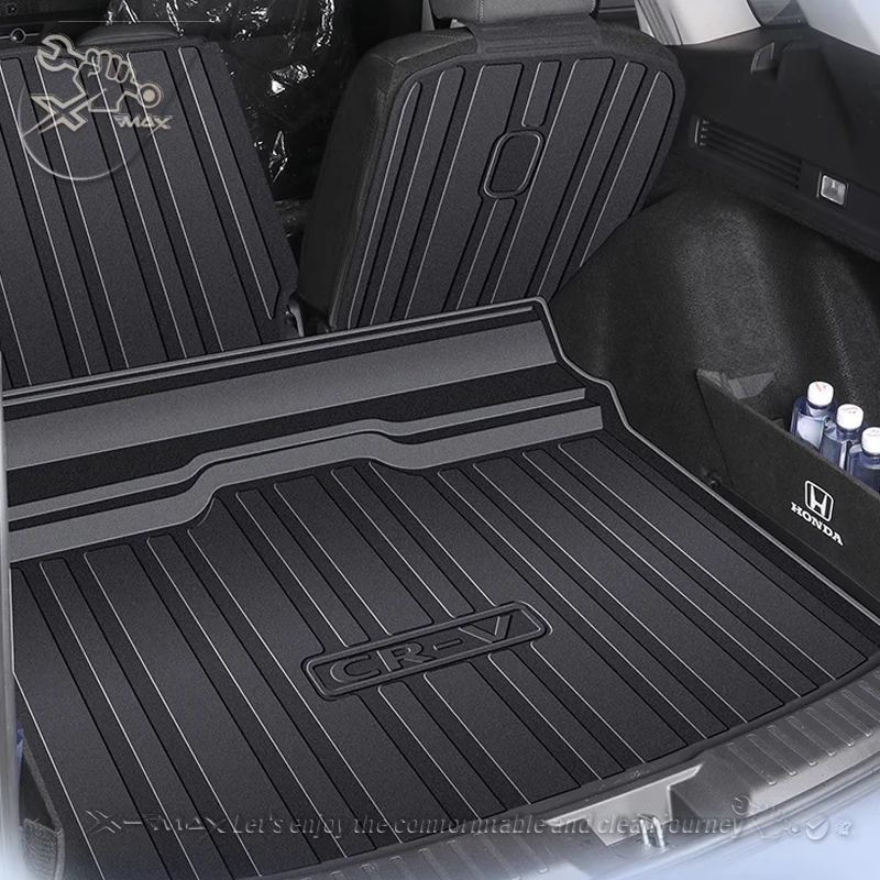 For Honda CR-V CRV 2012-2024 Fit Car Trunk Mat All Season Black Cargo Mat 3D Shaped Laser Measured Trunk Liners