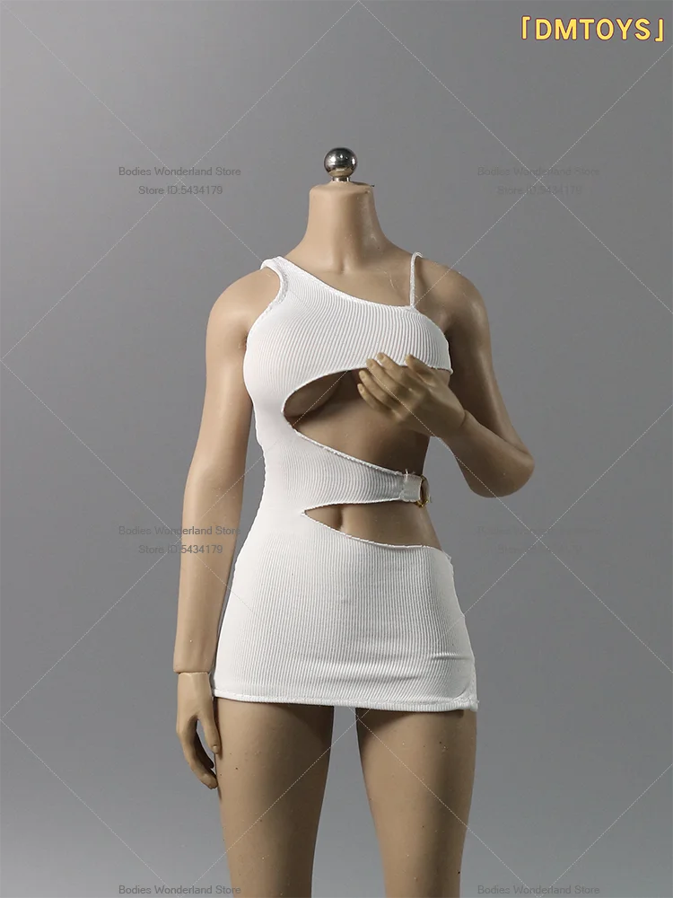 متوفر DMTOYS 1/6 مقياس أنثى الجندي مثير الحمالات الجوف خارج الورك المعانقة فستان ل 12 بوصة عمل الشكل دمية الجسم