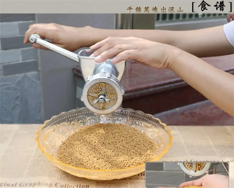 Duck, corn, bird food, homemade indigo chin fish bait, dog food granulator, small granulator, household manual processing