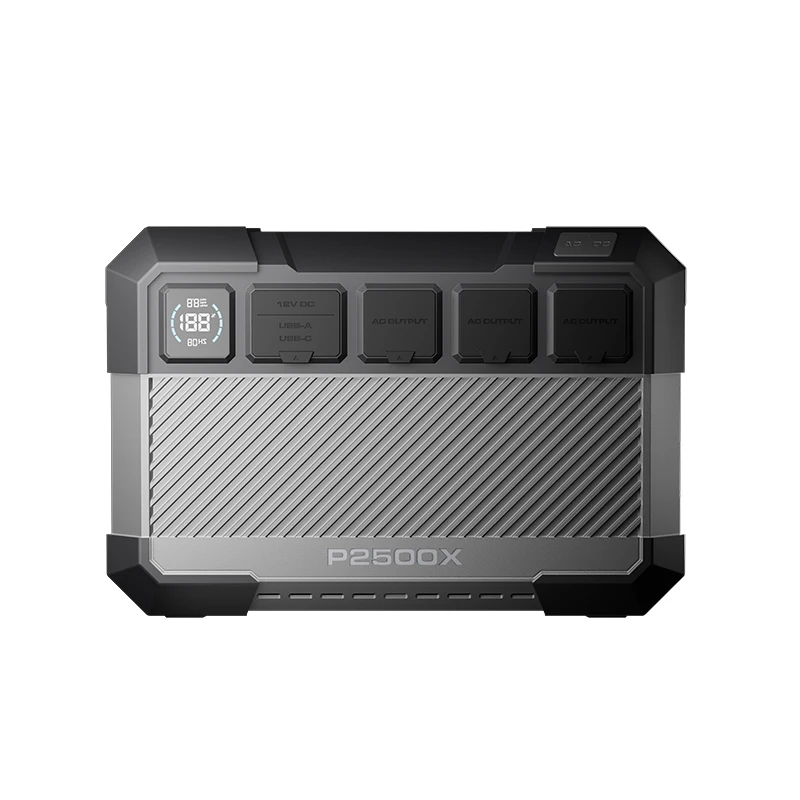 Powiser VOLIX 3 P2500X 2500W Solar Generator 2048Wh IP67 Portable Power Station With Protection
