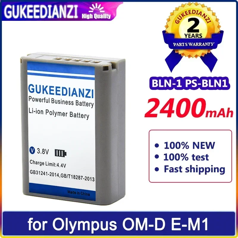 Rechargeable Mobile Phone Batteries BLN-1 PS-BLN1 2400mAh For Olympus OM-D E-M1 Pen F E-M5 PEN E-P5 OMD  Portable Battery