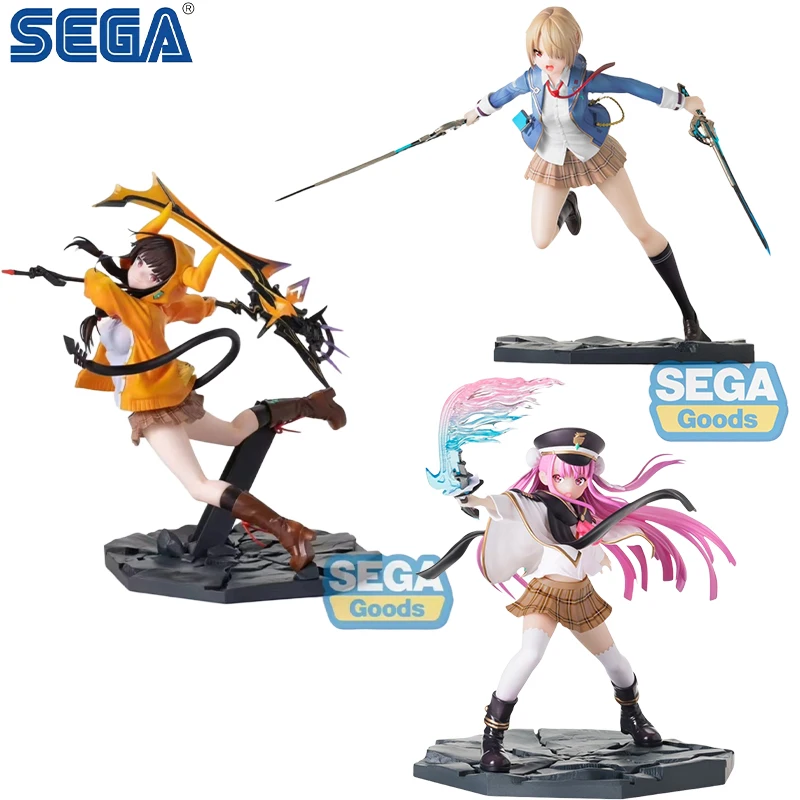 SEGA Genuine Luminasta Heaven Burns Red Anime Figure Asakura Karen Kunimi Tama Action Toys for Boys Girls Gift Collectible Model