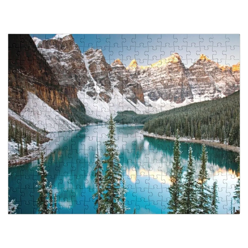 

Уютный зимний пазл с изображением Национального парка Банфф, персонализированный фото-пазл с индивидуальной фотографией