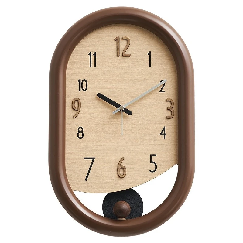 

Cream wind clock wall clock living room modern simple dining room clock wall hanging