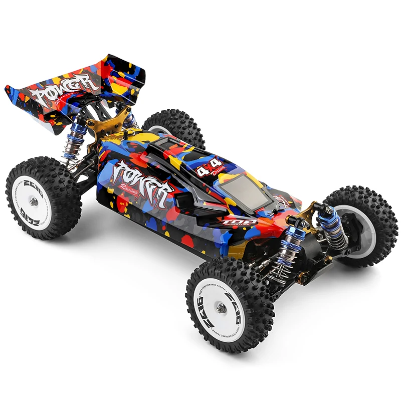 Wltoys 124007 V8 1/12 2.4G Racing RC Cars 4WD Brushless Motor 75Km/H High Speed Remote Control Car Off-road Drift Toys For Aduit