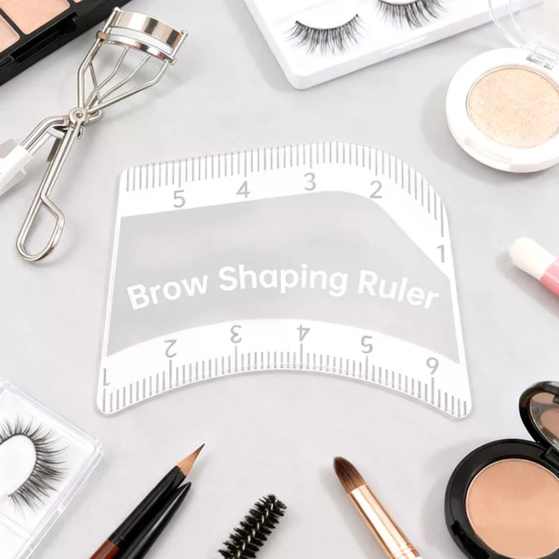 1PCS Brow Mapping Ruler Eyebrow Shaping Ruler 1 Minute Fast Drawing Design Brow Easy Tool Microblading Permanent Makeup Stencils