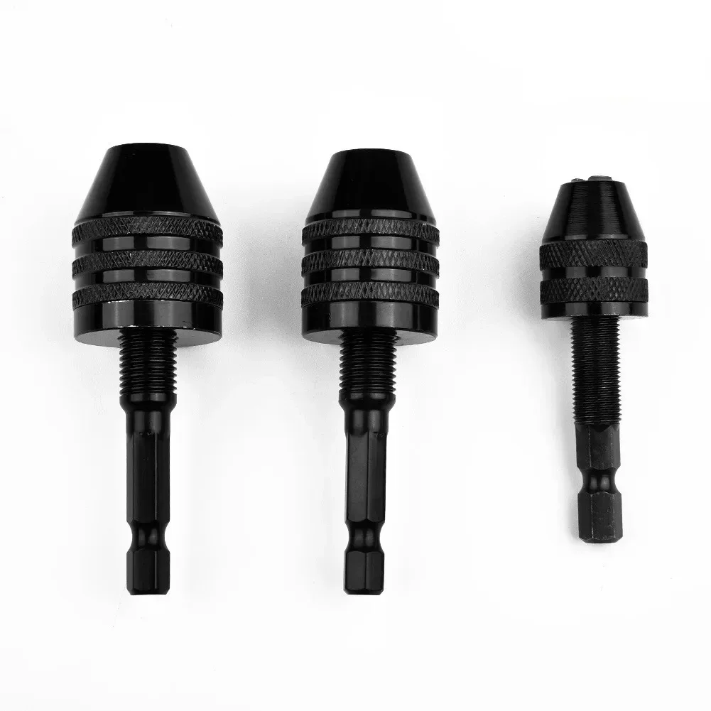 Mini Drill Chuck Keyless 0.3-8mm Self-Tighten Electric Drill Bit Collet Tool 1/4