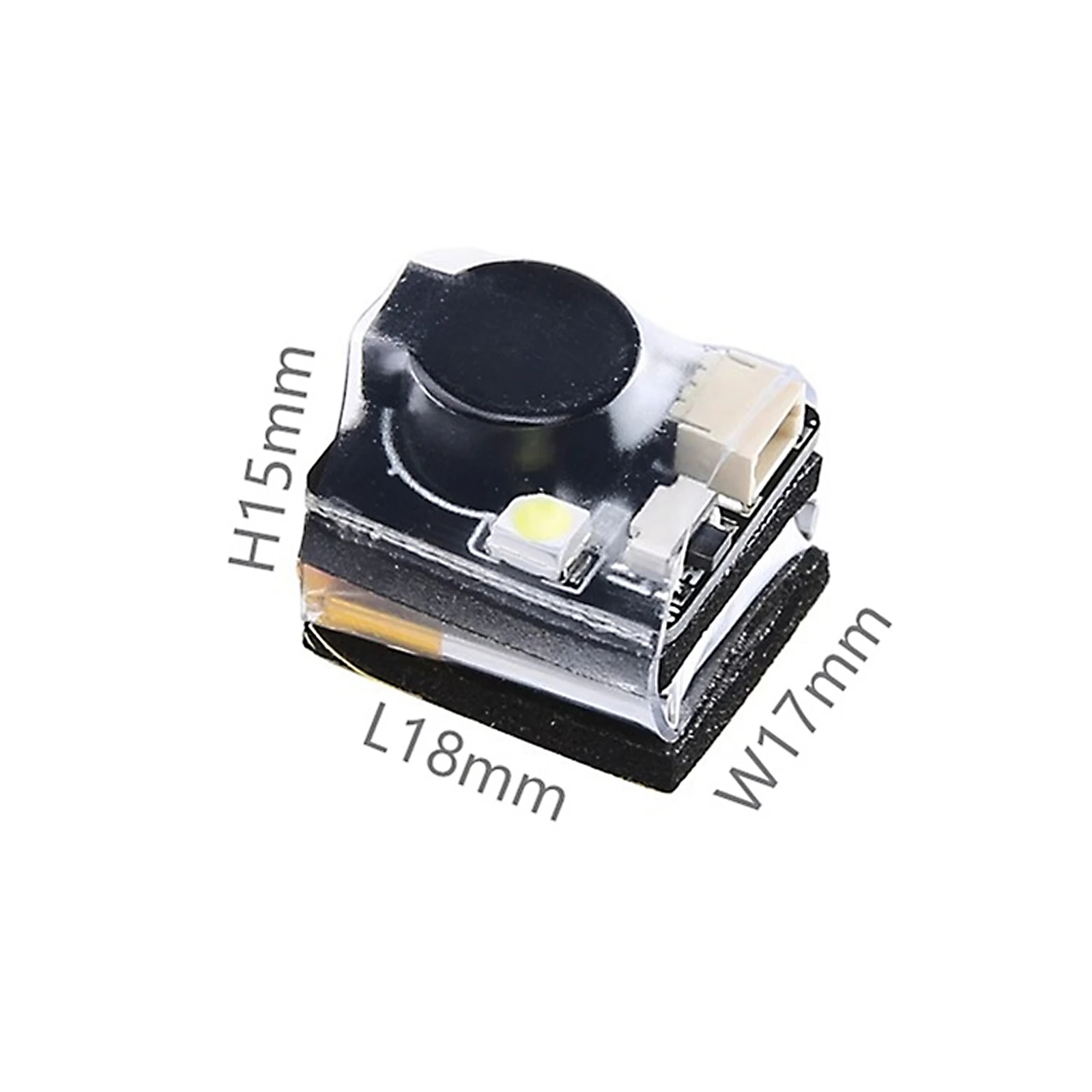 YR50B_S Finder Buzzer 100dB Super Loud Alarm RC Signal Loss Tracker Dual LED Lights for FPV Quadcopter and RC Airplane