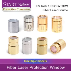 Startnow Original IPG Reci Fiber Laser Source QBH Output Connector Gap 4KW Optic Crystal Protective Lens For 1064nm Cutting Head
