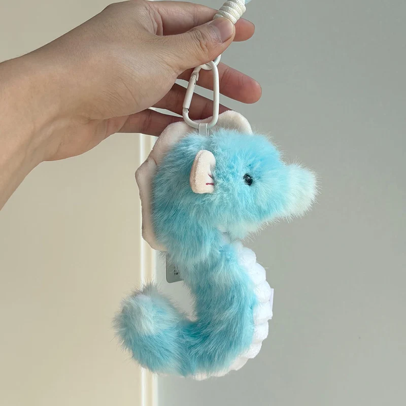 

Seahorse Plush Small Hanging Ornaments Figurines Dolls Bag Hangings Schoolbag Accessories Keychains