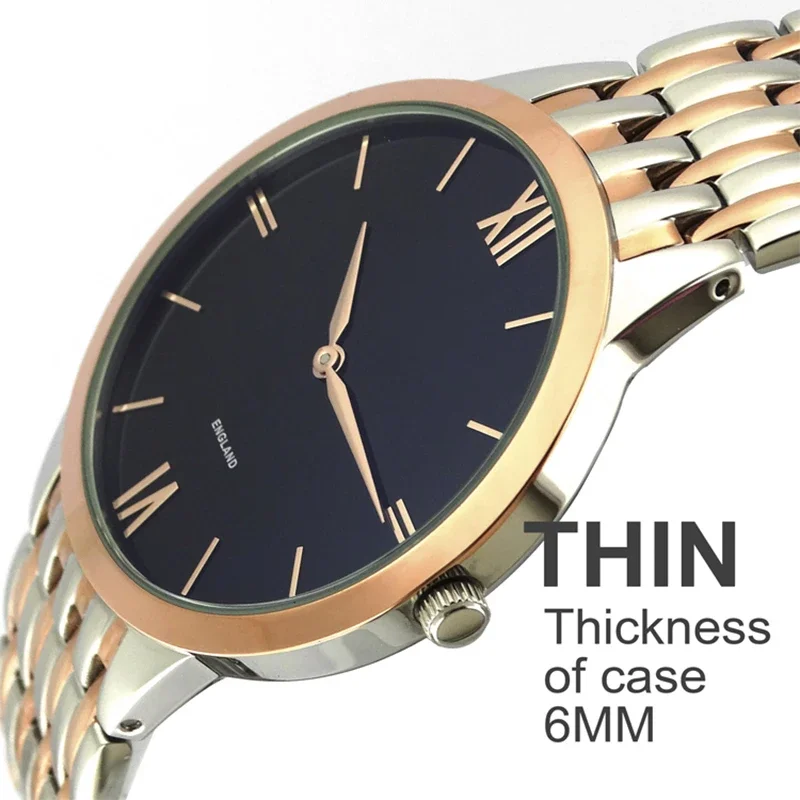 Man Watch Original Simple Fashion Waterproof Steel Quartz Technology Sense Thin Models Light Men's PL160 reloj hombre