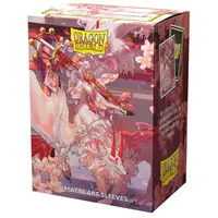Fundas de arte cepillado de escudo de dragón, Protector de tarjetas mágico PKM, mate Dual, 100CT, 66x91mm