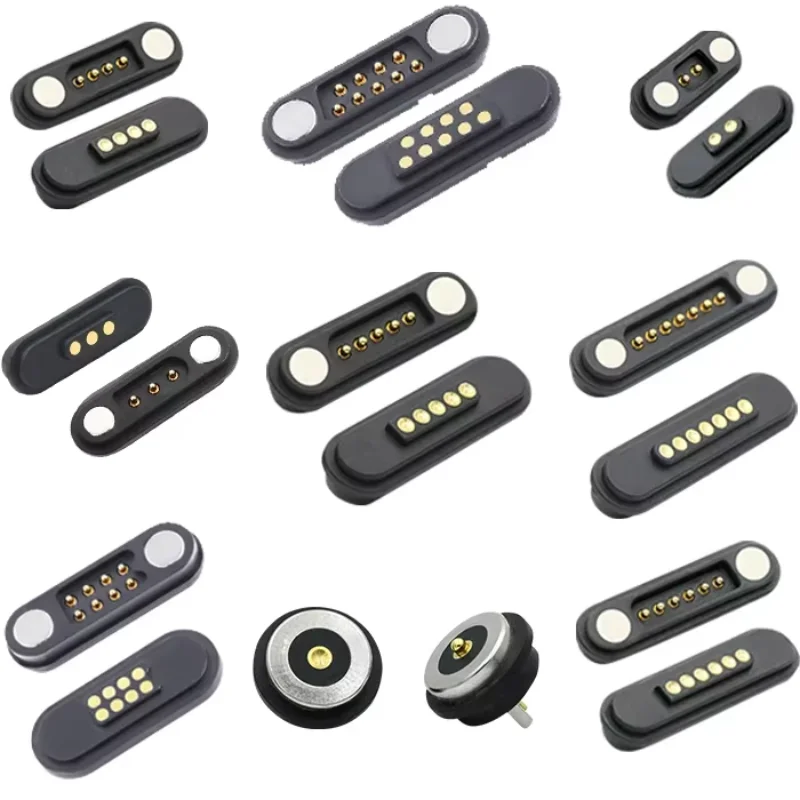 

POGO PIN Connector Antenna Thimble, Magnetic POGOPIN USB Headset Spring Thimble Charging Test Pin