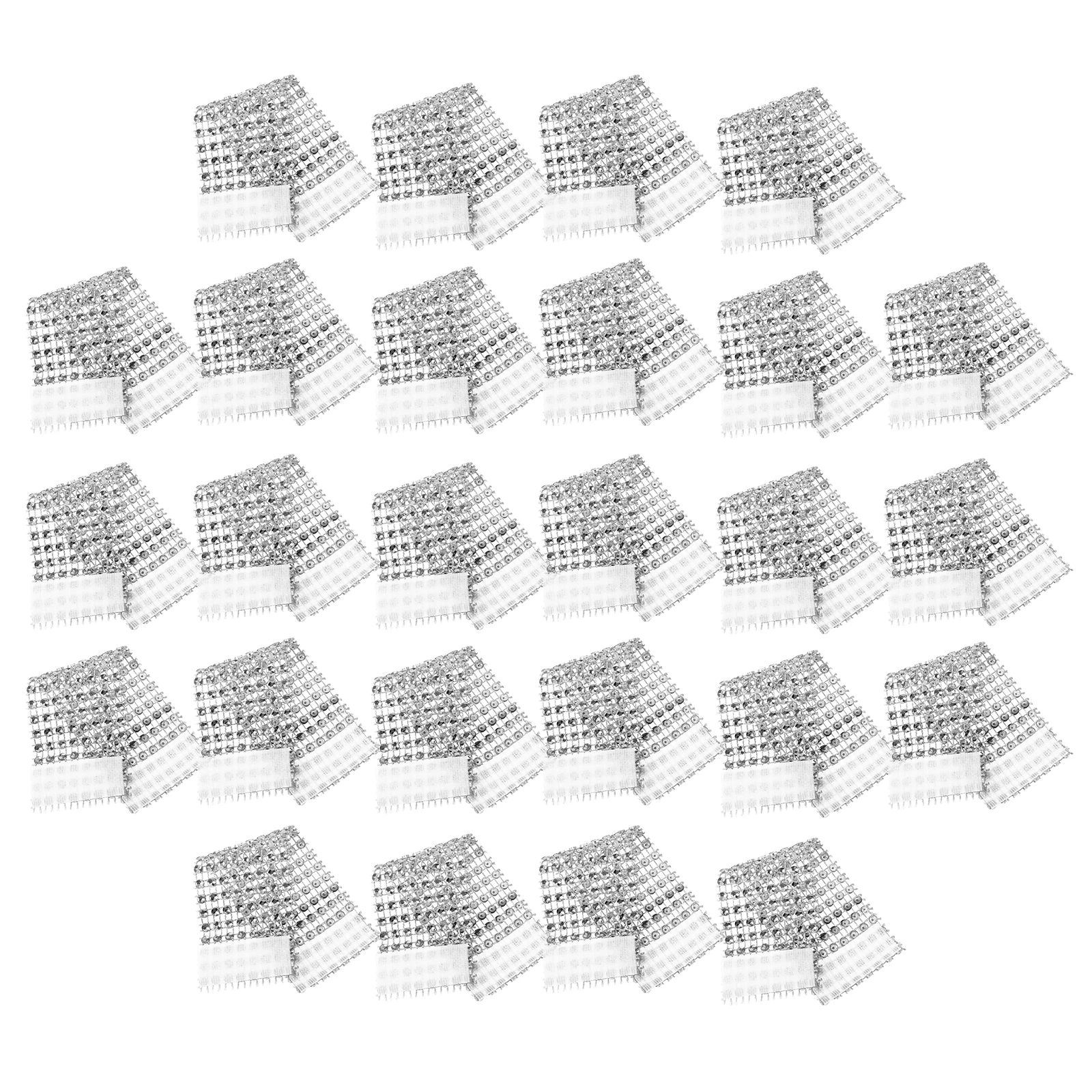 

50pcs Rhinestone Napkin Buckles Banquet Wedding Party Napkin Rings Elegant Table Decor Restaurant Home Use Serviette Ring Dinner