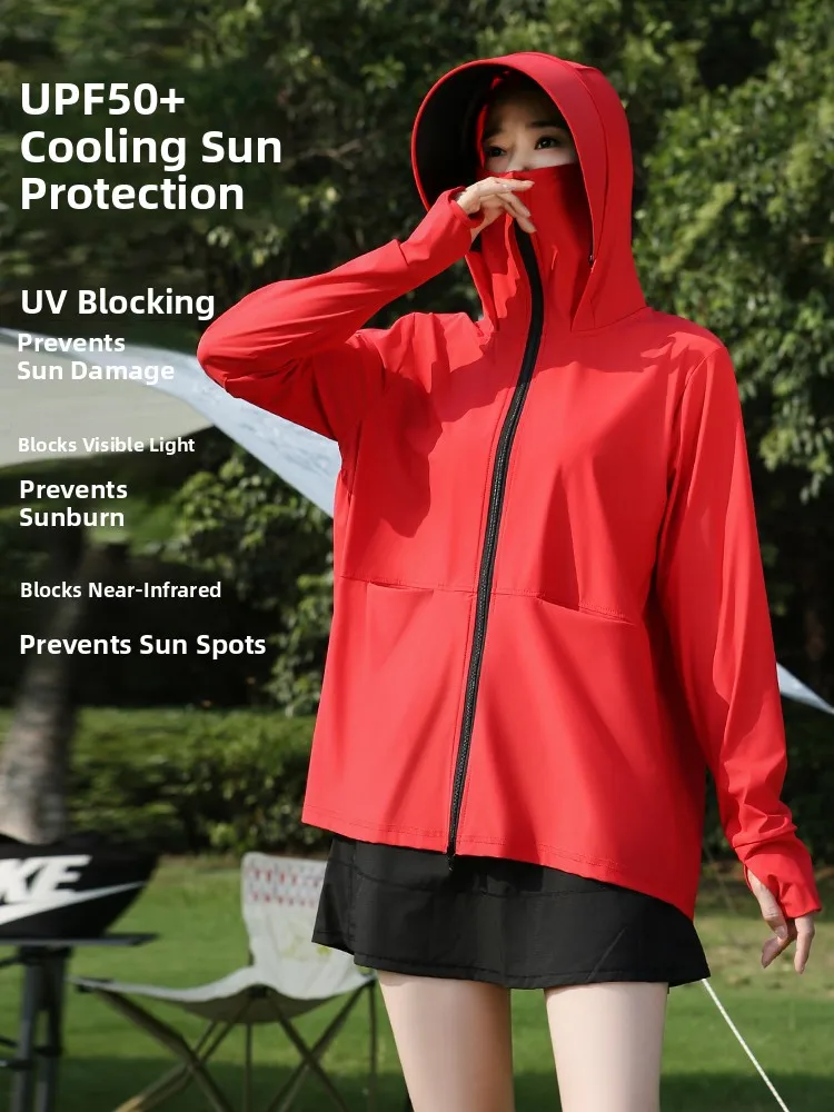 women's-summer-outdoor-loose-fit-uv-protection-jaet-breathable-long-sve-zipper-closure-hooded-coat-nylon-polyester-blend