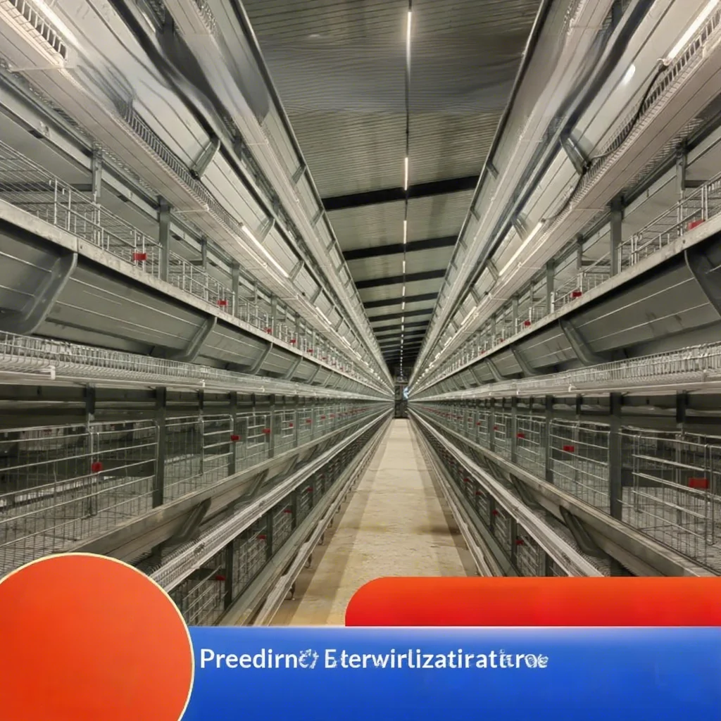 Large Multi-layer Vertical Egg-laying Chicken Cage Coop Farm Machinery Fully Automatic Egg-collecting Manure-clearing Egg