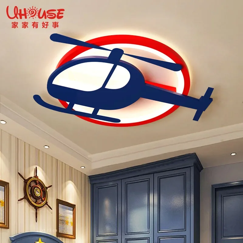 

Aircraft Lights, Eye Protection, LED Ceiling Lights, Boys, Boys, Children's Rooms, Bedroom Lights, Creative Cartoon Personality