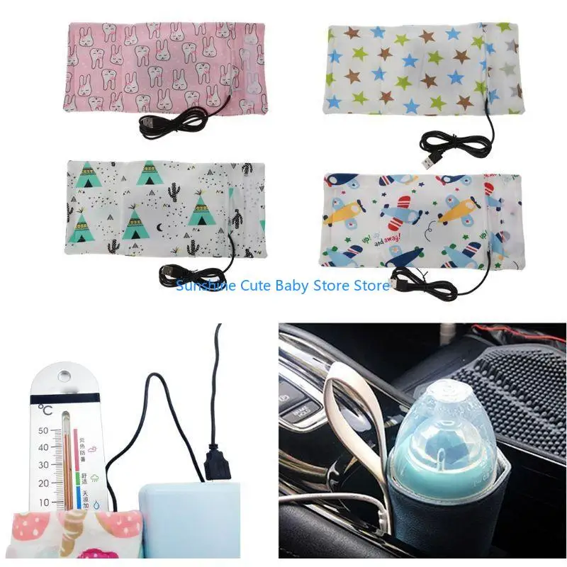 C5AF الطفل USB زجاجة دفئا حقيبة السفر سيارة مركب التدفئة الاحترار حقيبة المحمولة