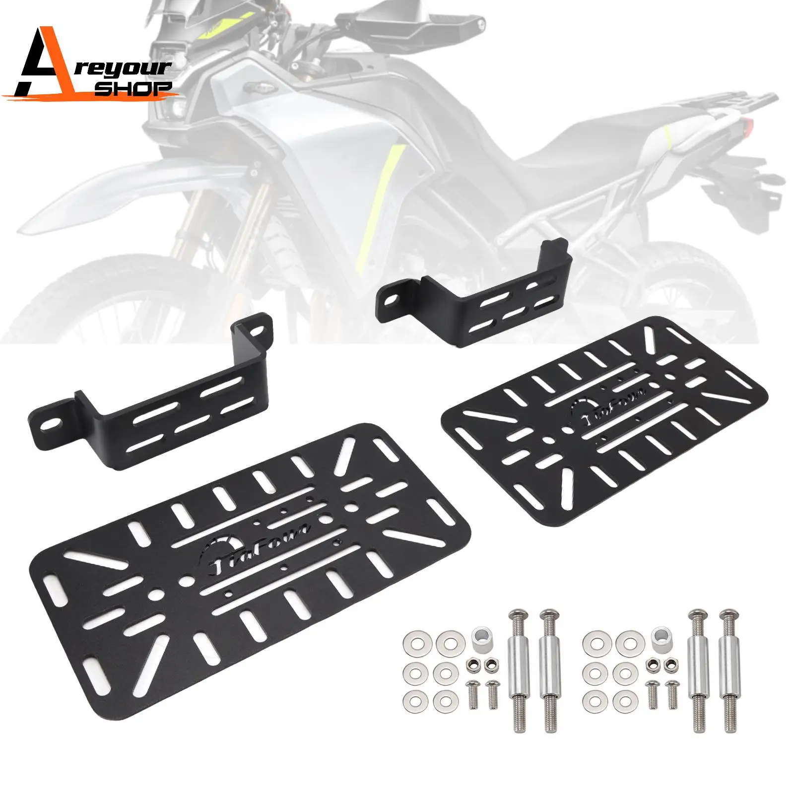 

Кронштейн для крепления боковой сумки-седла багажника, черный для Cfmoto 450Mt 2024-2025, левый или правый