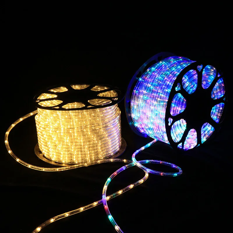 

10M Solar LED Tube Lamp Copper Wire IP44 Version Outdoor Christmas Day Decorative Lighting Water Pipe String For Courtyard