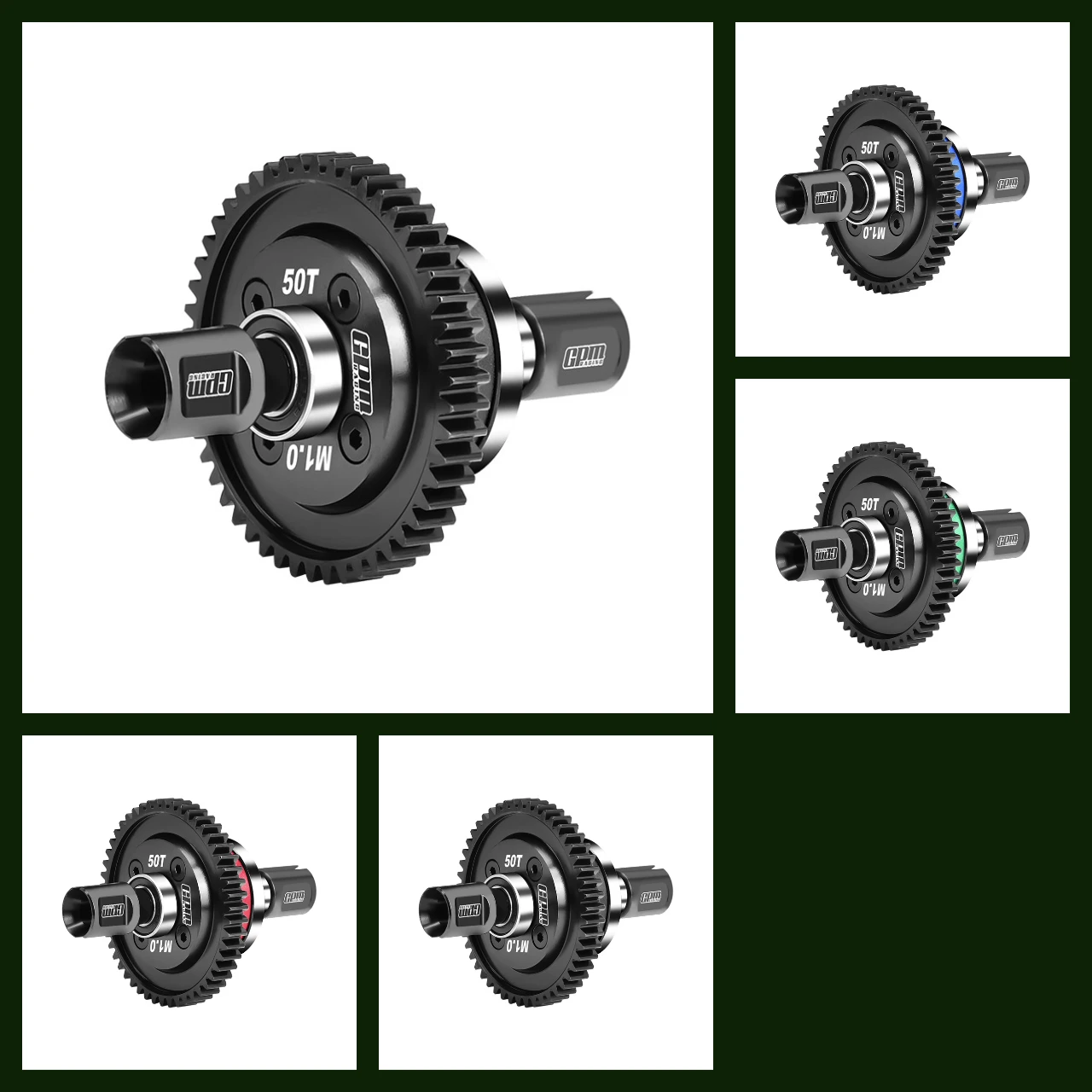 

20CrMnTi Steel+7075 Alloy Center Complete Diffs(50T) For ARRMA 1/8 Kraton V6 EXB Notorious