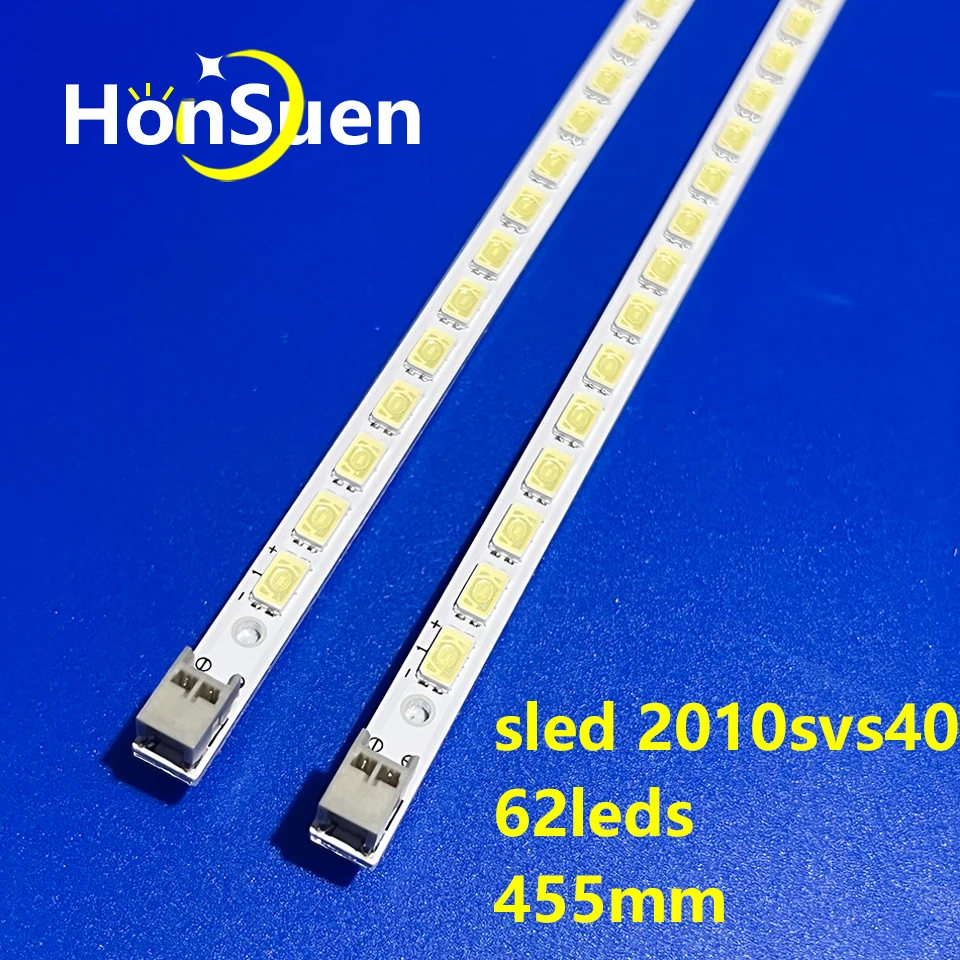 2PCS LED Strip For Sam Sung UA40C6000 UA40C5000 UE40C7000SLED SLED 2010SVS40 LJ64-02609A LMB-4000BM11 T400FAE1-DB DA LTF400HM02