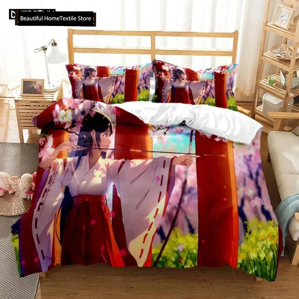 

Fashionable Cartoon Printed Bedding Set Soft And Comfortable Customizable Comforter Bedding Sets Fashion Gift For Friends