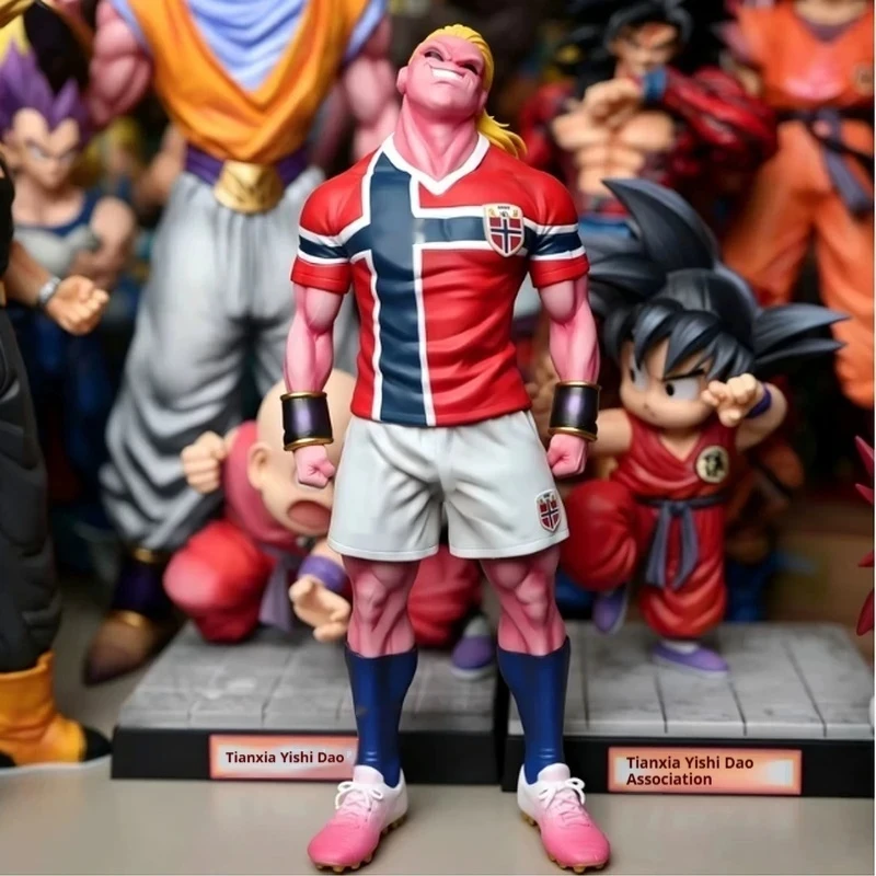 Anime Figure Dragon Ball Majin Buu Haaland PVC Model Desktop PC Case Decoration Ornament Collectible Statue Fans Gift