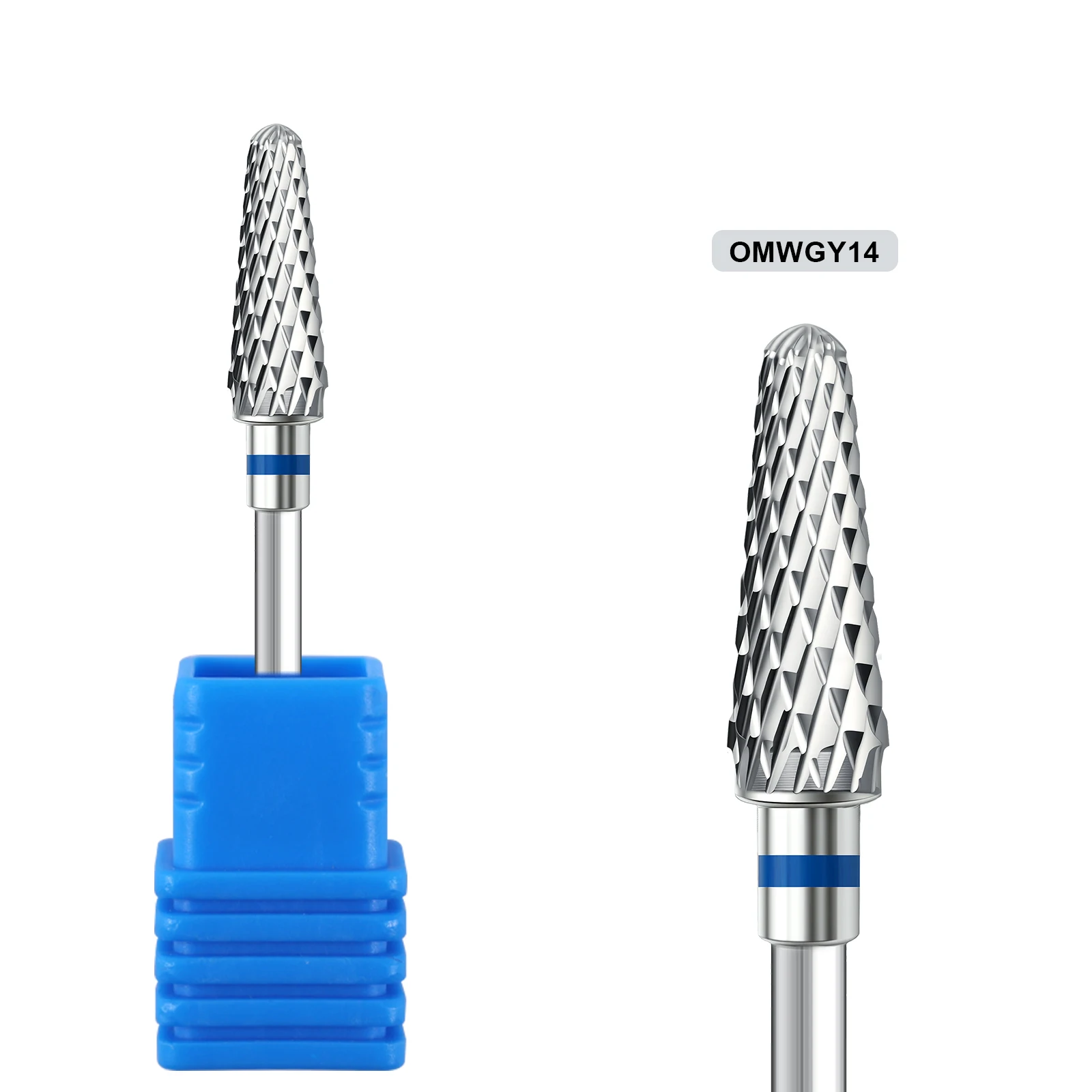 1pcs Wolfraam Staal Nail Cuticle Boren Carbide Draaien Elektrische Keramische Frees Voor Manicure Gel Polish Remover