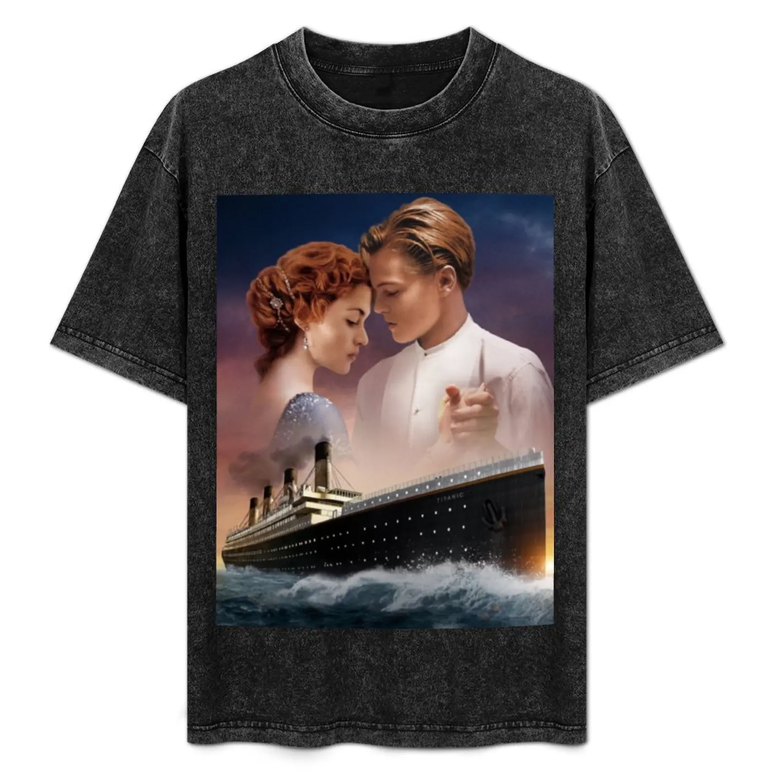 タイタニック-tシャツ-シンプルでトレンディなカジュアル-tシャツ